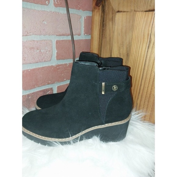 Giani Bernini Shoes - New Black Suede Leather Boots By Giani Bernini Womens Size 6M